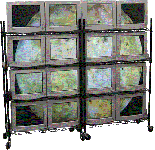 16-monitor Video Wall